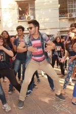 Varun Dhawan promote Badlapur at National college festival on 13th Feb 2015